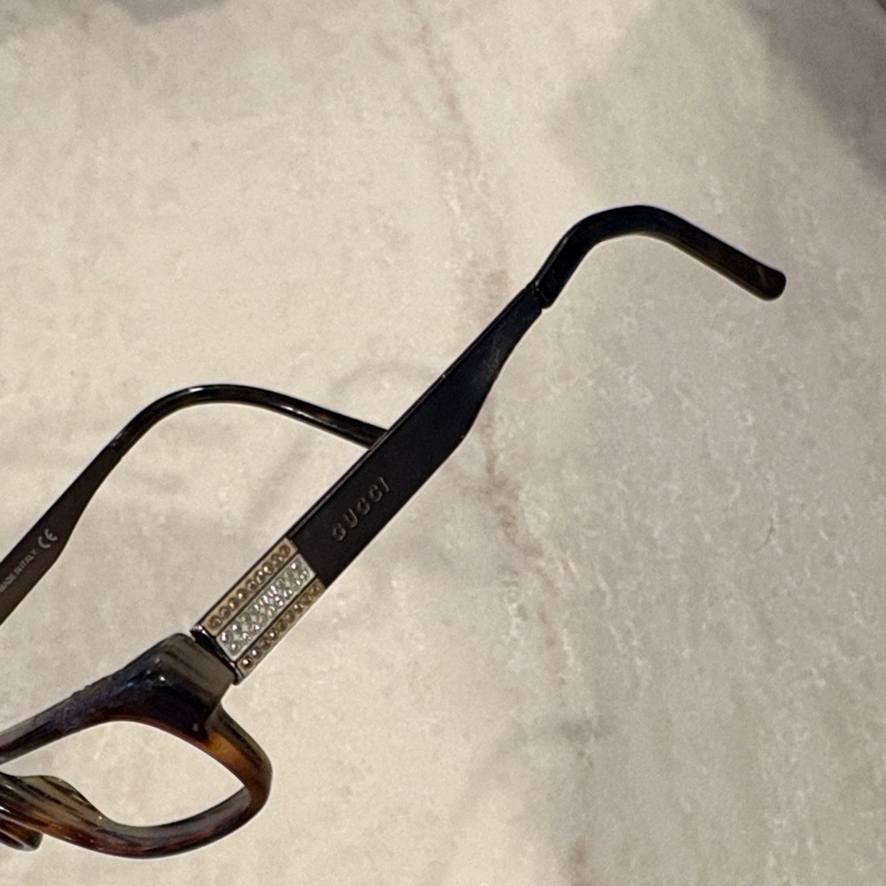 Gucci Tortoiseshell Rectangular Eyewear - image 5